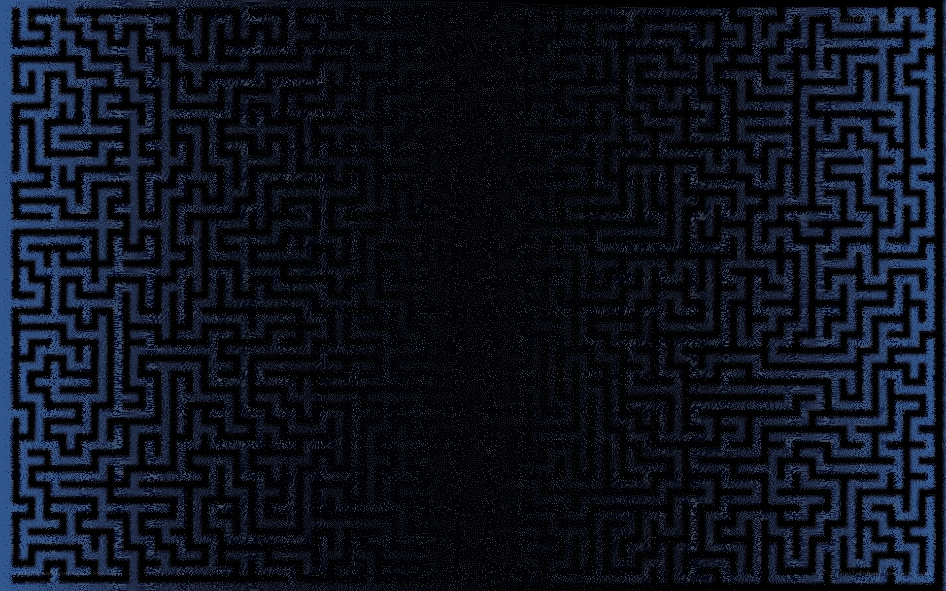 blue maze pattern