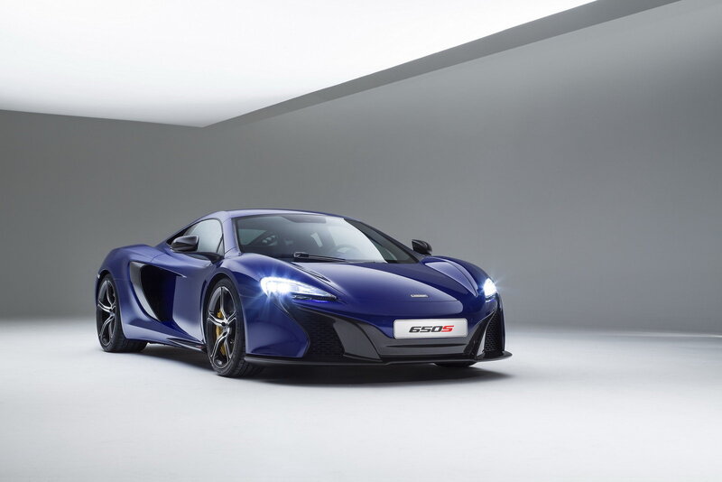Blue Mclaren 650s