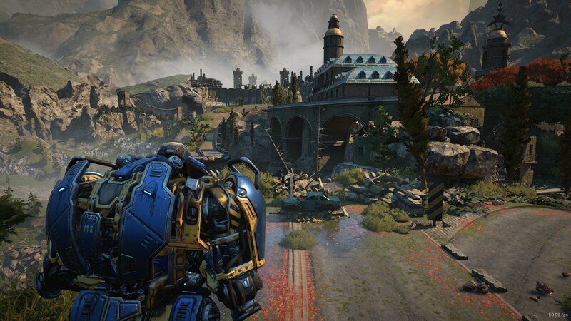 Blue Mech Suit