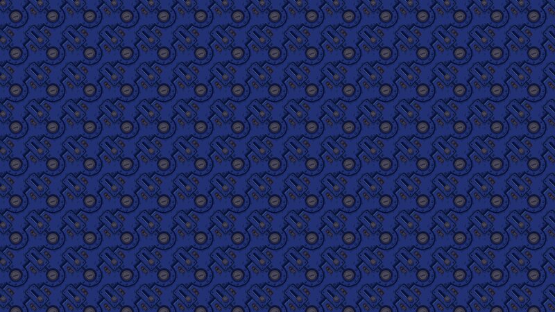 Blue Mechanical Pattern