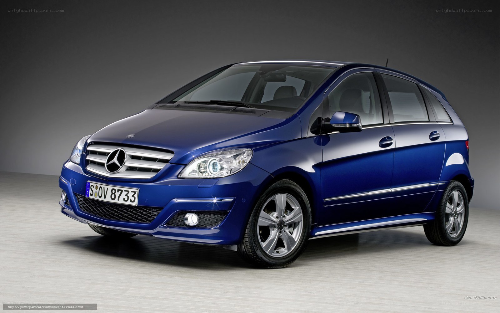 Blue Mercedes-Benz B-Class