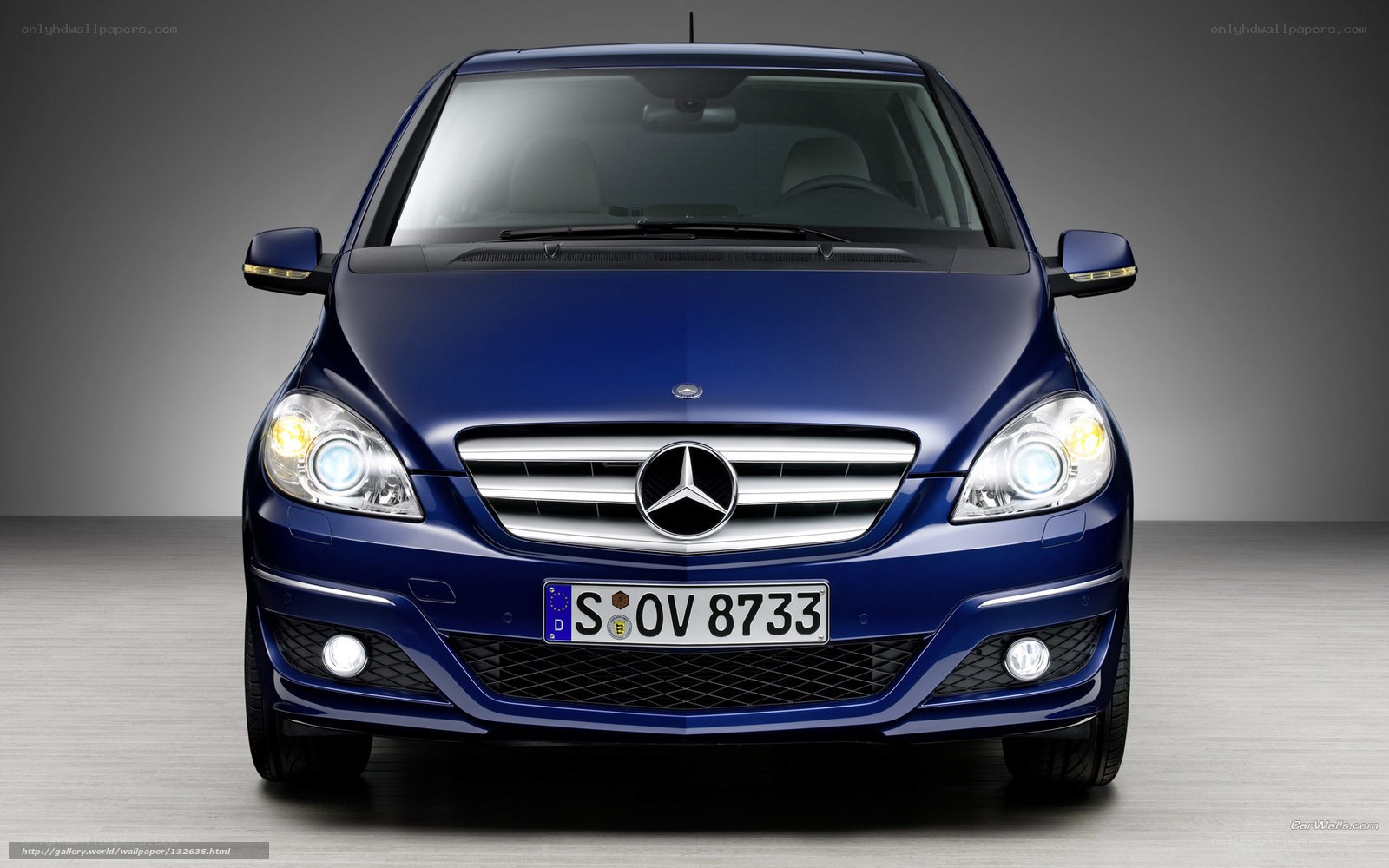 Blue Mercedes-Benz B-Class