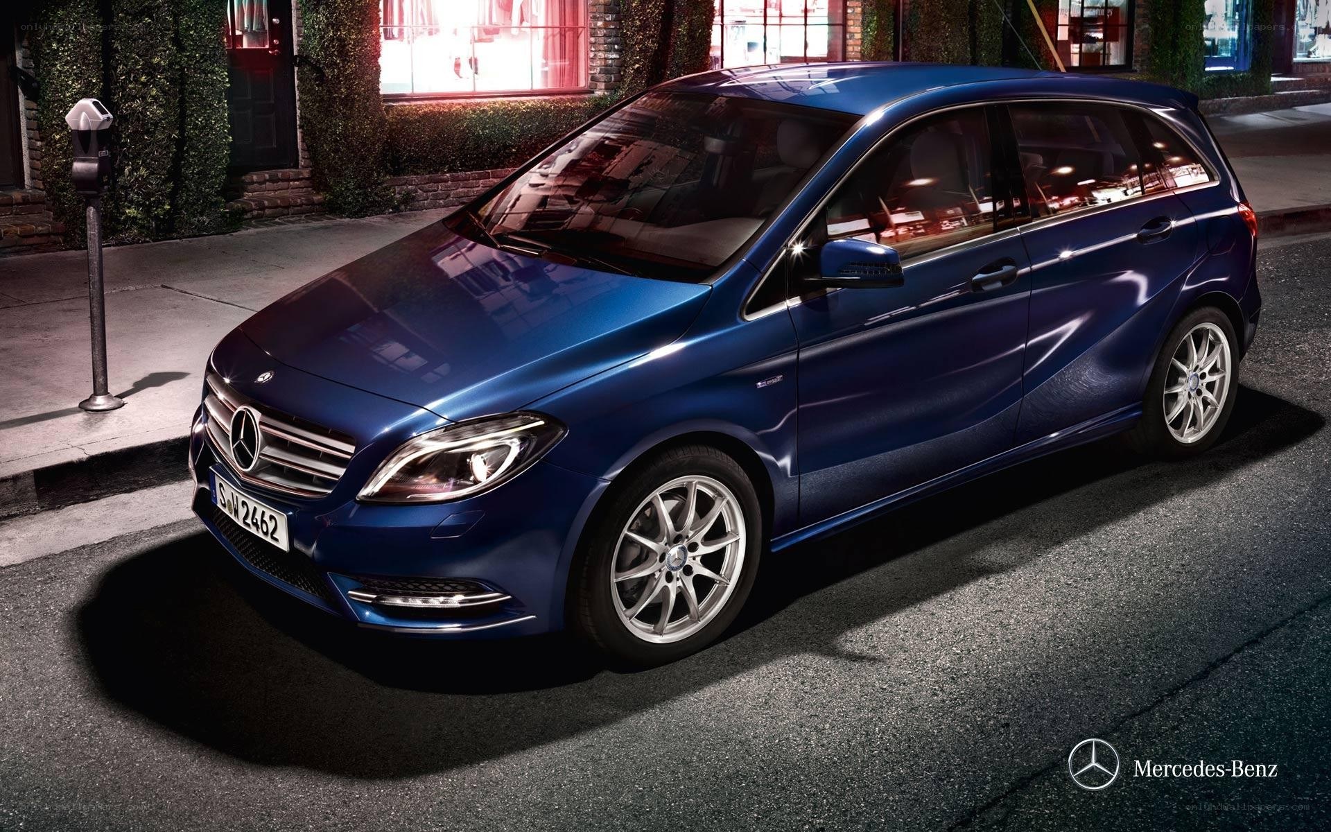 Blue Mercedes-Benz B-Class