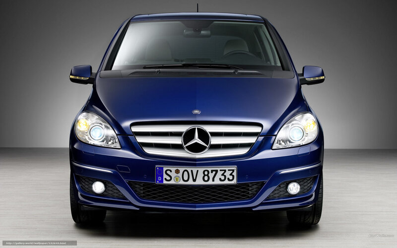 Blue Mercedes-benz B-class — Neutral, Photograph