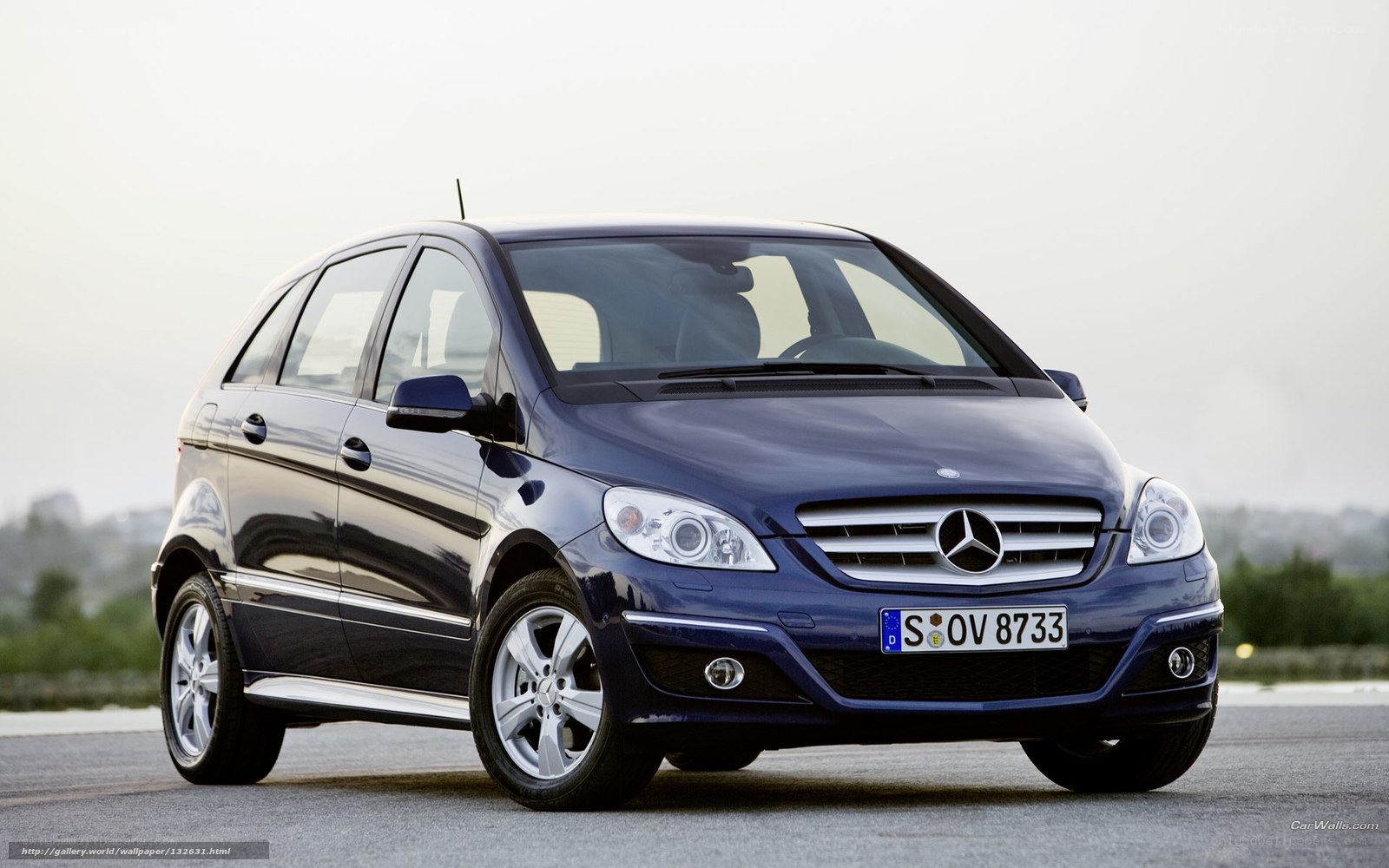 Blue Mercedes-Benz B-Class