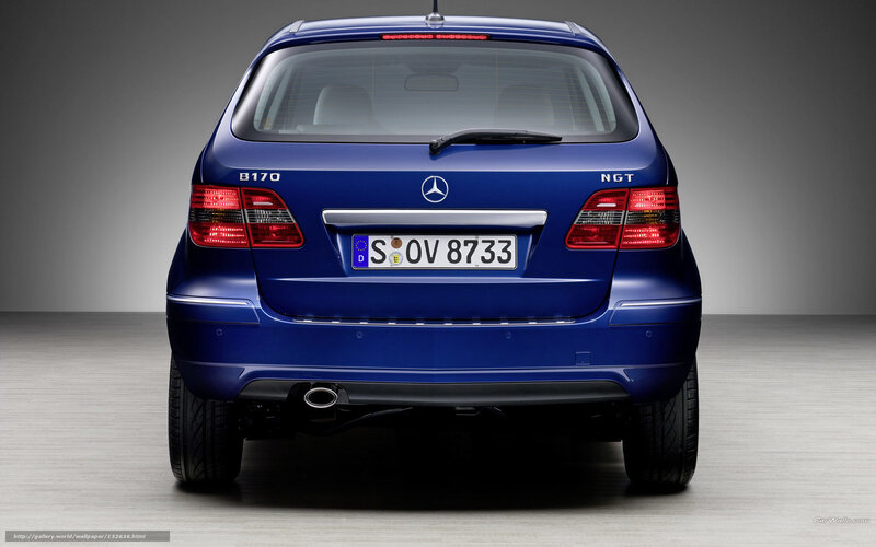 Blue Mercedes-benz B170 — Neutral