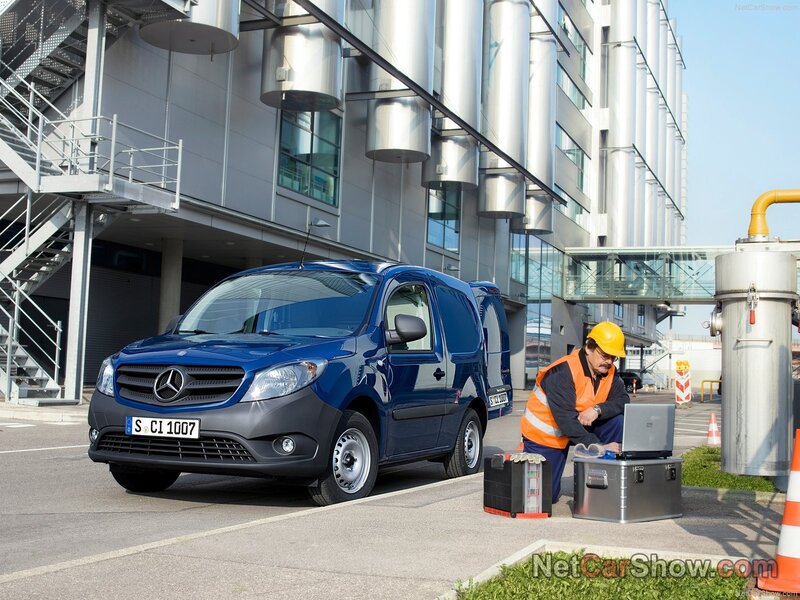 Blue Mercedes-Benz Citan van