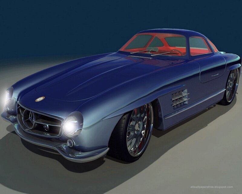 blue mercedes-benz classic car