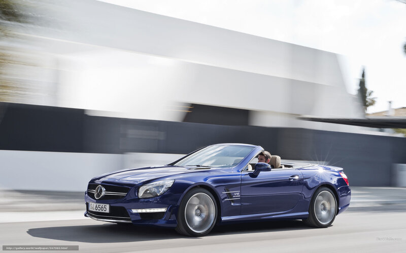 blue mercedes-benz sl63 amg