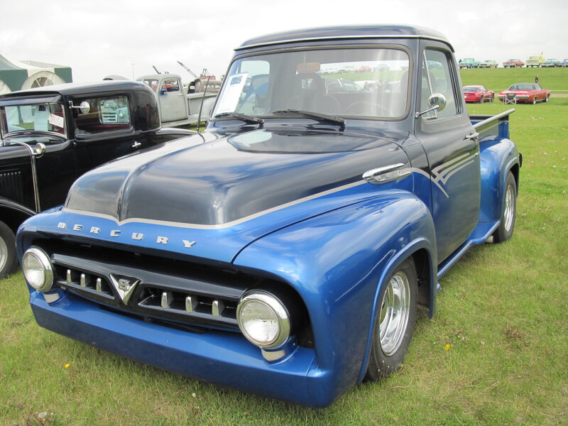 Blue Mercury Pickup Truck