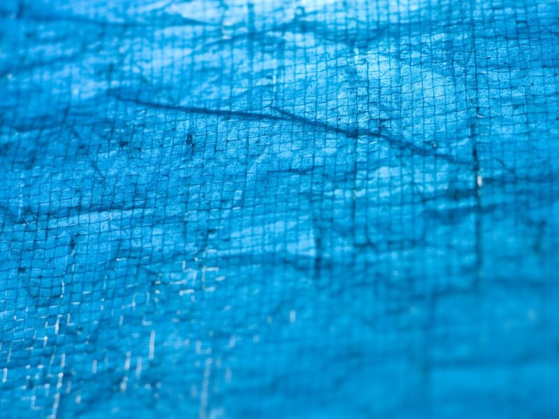 Blue Mesh Fabric — Neutral