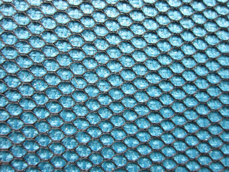 Blue Mesh Fabric