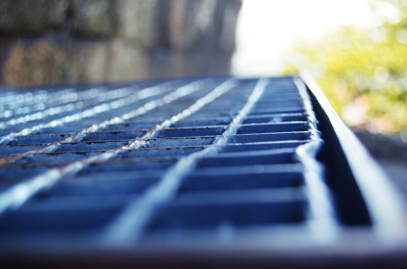 Blue Metal Grate