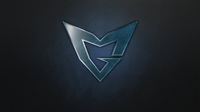 Blue Metallic Logo