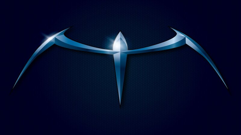 Blue Metallic Symbol