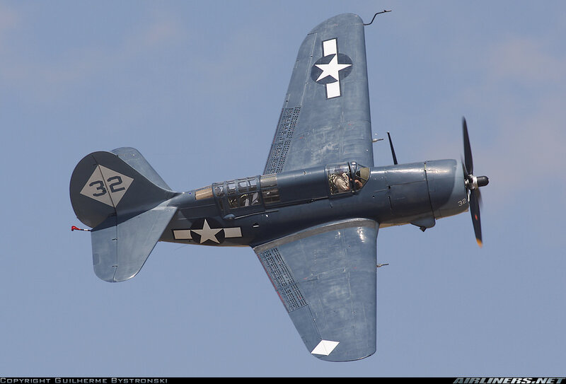 Blue Military Airplane — Gray