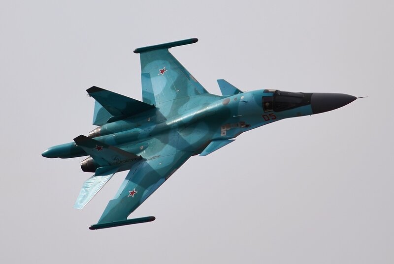 Blue Military Jet