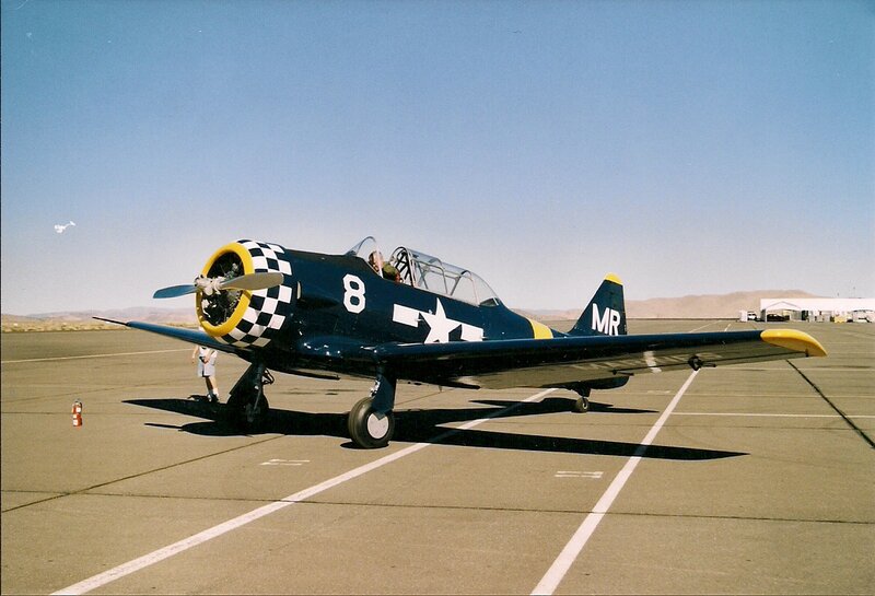 Blue Military Plane — Calm