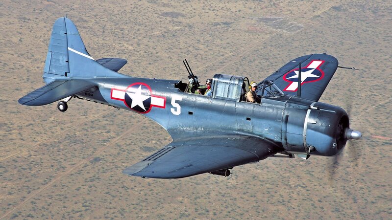 Blue Military Plane — Gray, Aerial