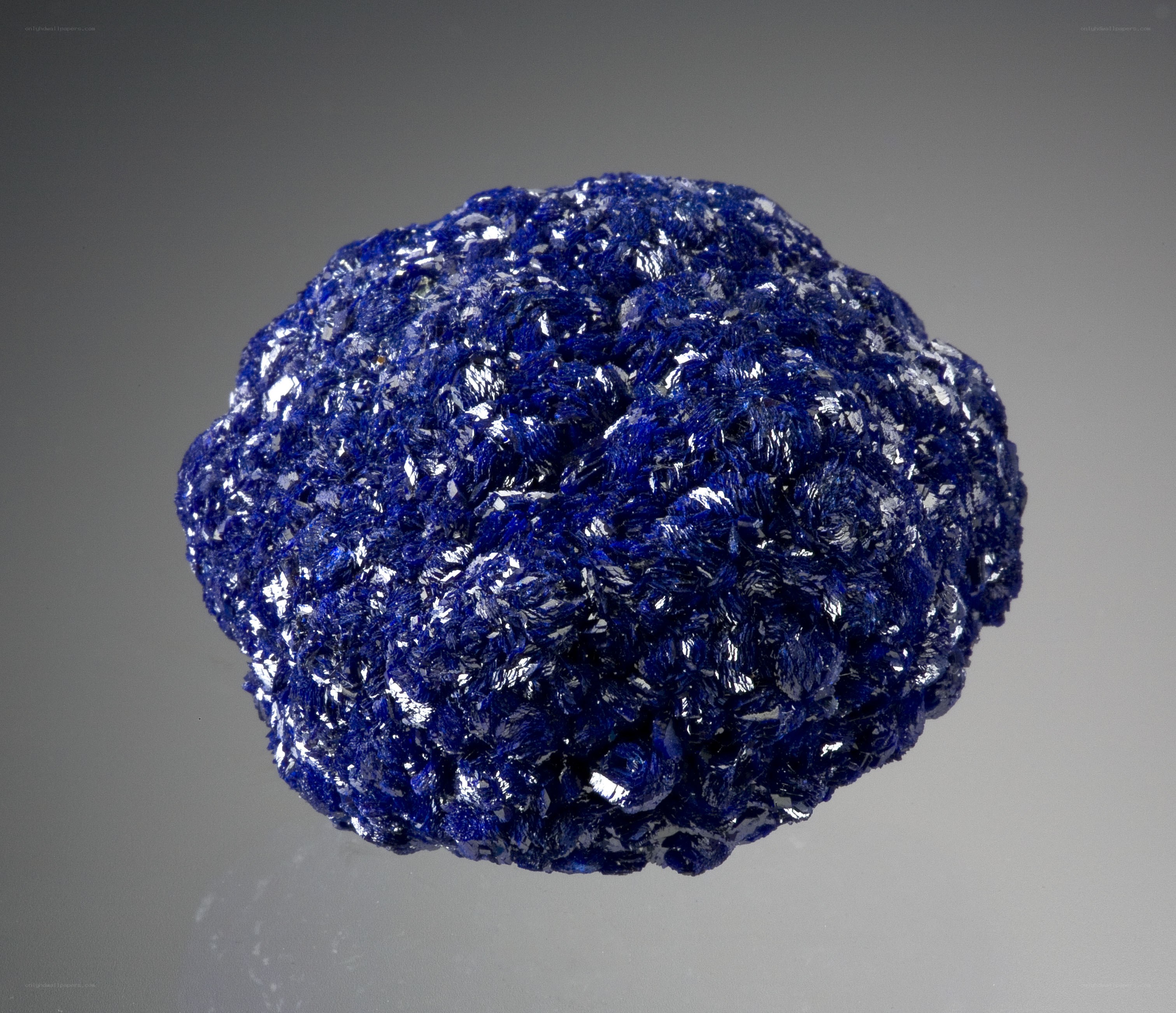 blue mineral specimen