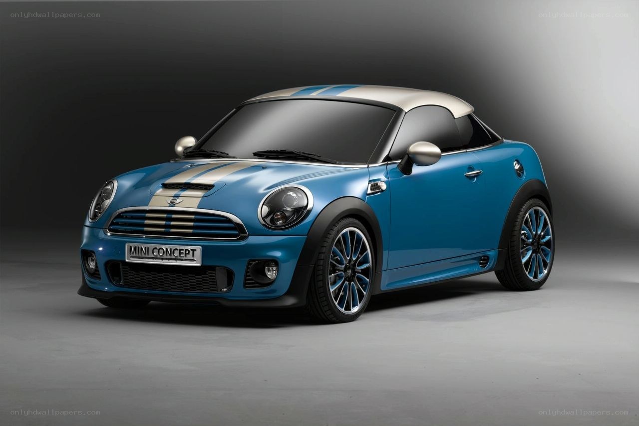 Blue MINI Concept car