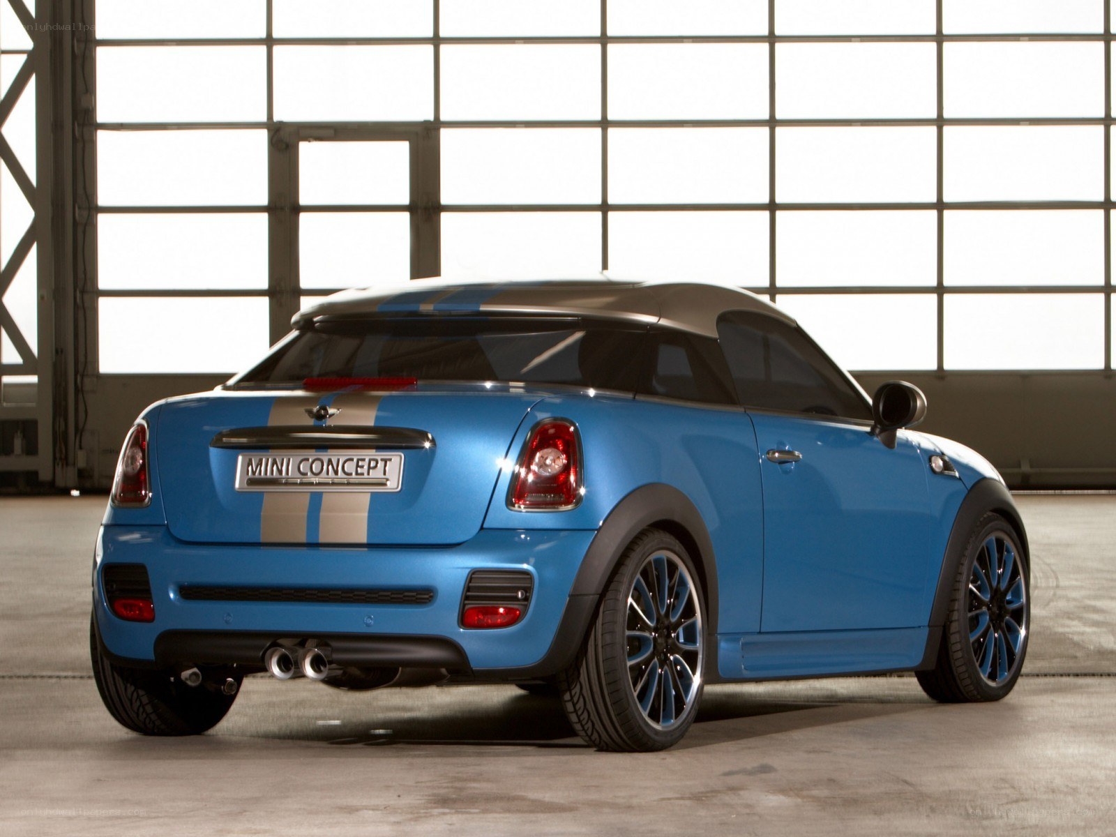 Blue MINI Concept car