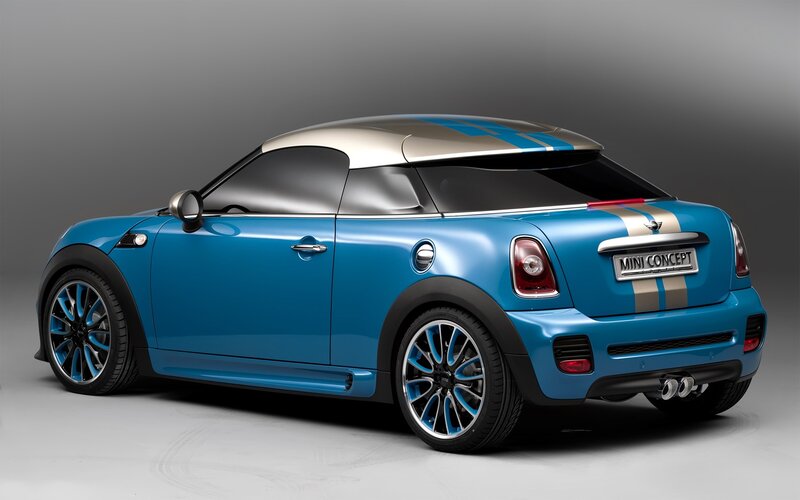 Blue MINI Concept car