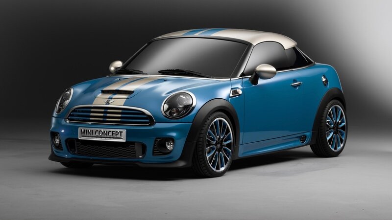 Blue MINI Concept car