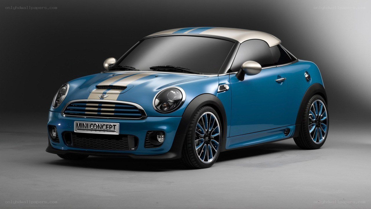 Blue MINI Concept car
