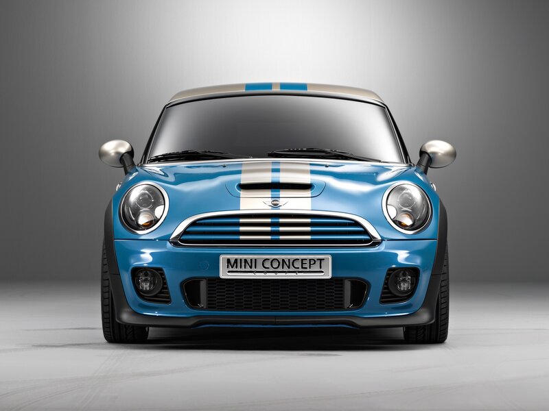 Blue Mini Concept Car