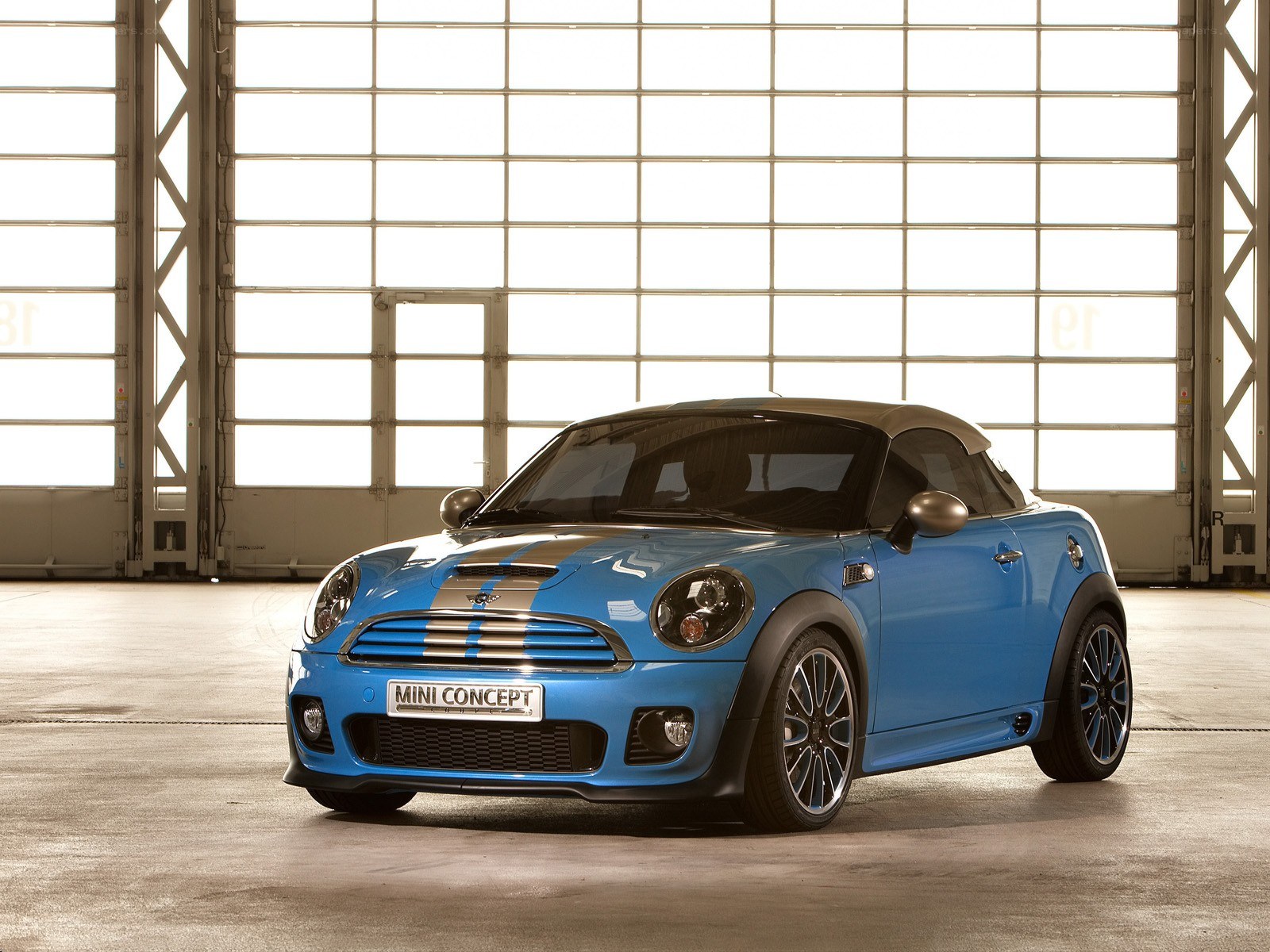 Blue MINI Concept car