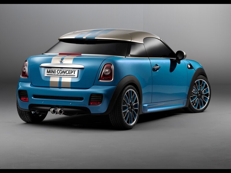 Blue MINI Concept car