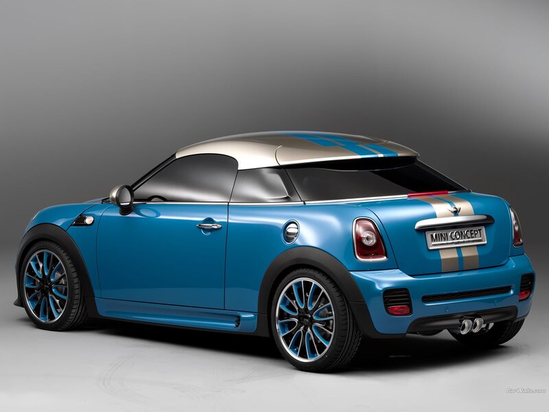 Blue Mini Concept Car — Neutral