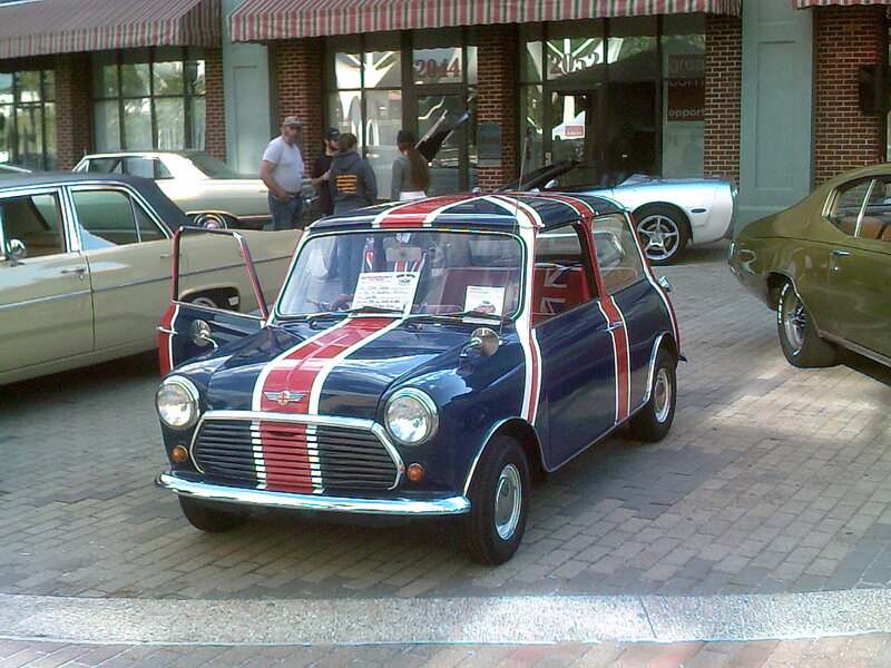 Blue Mini Cooper Car — Casual