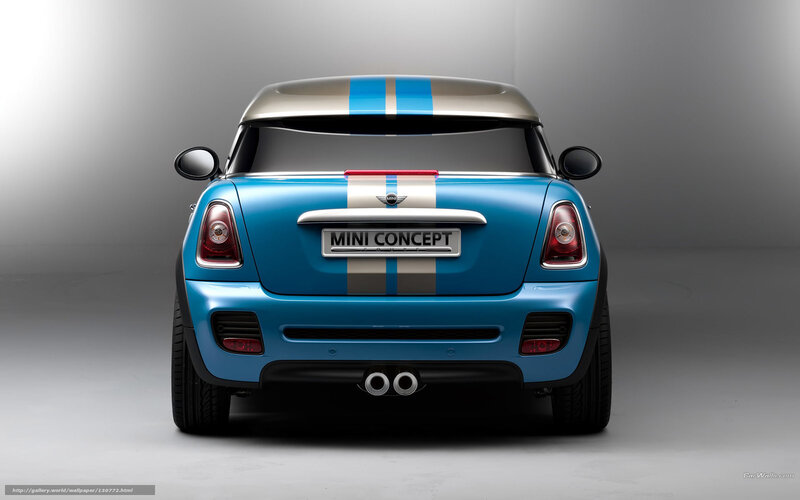 Blue Mini Cooper Concept — Neutral