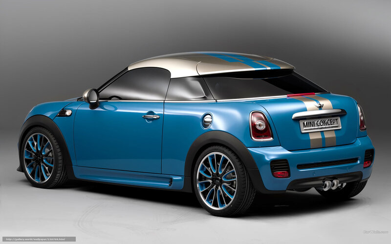 Blue Mini Cooper Concept