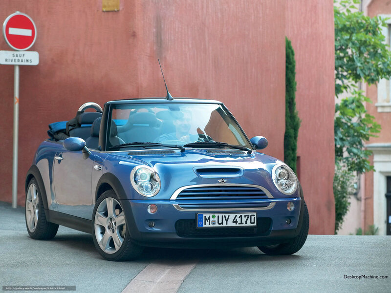 Blue Mini Cooper Convertible — Calm