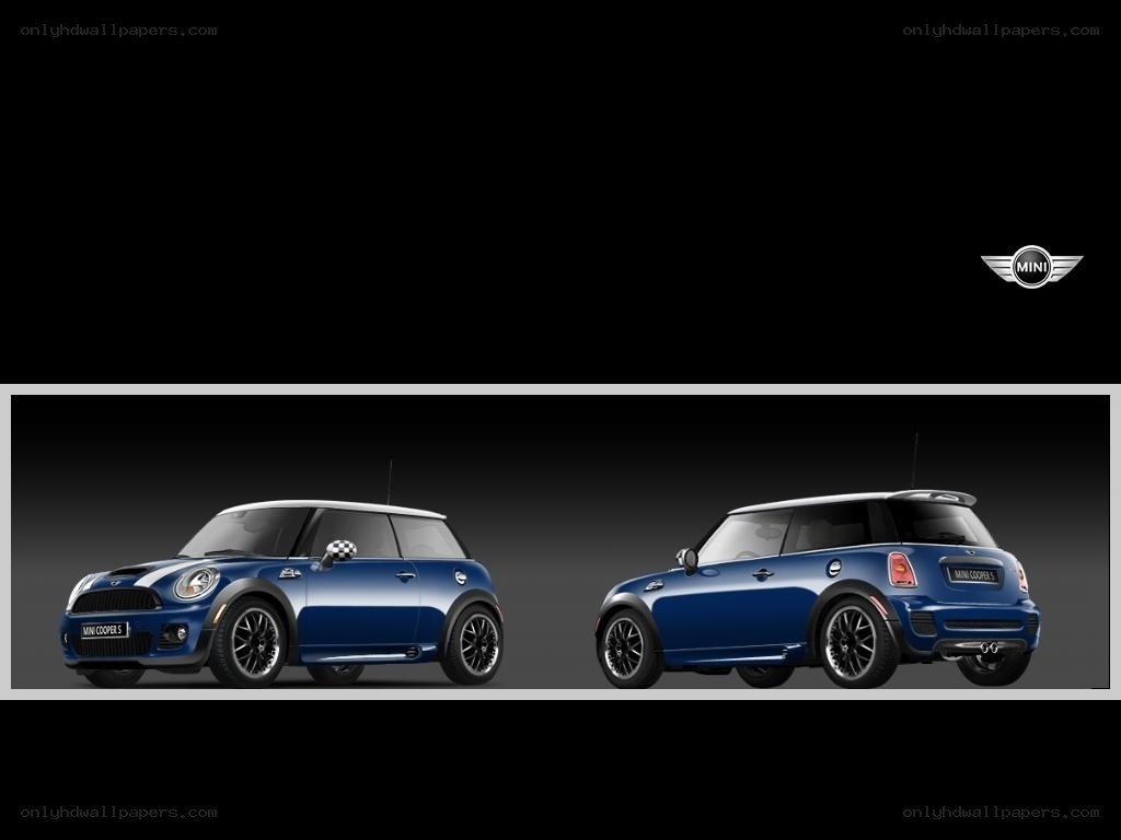 Blue Mini Cooper S cars