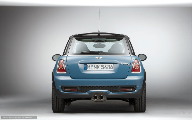 Blue Mini Cooper S — Neutral, Photograph