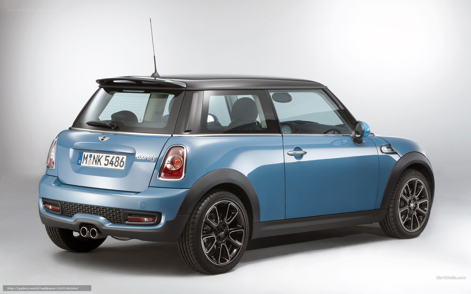 blue mini cooper s