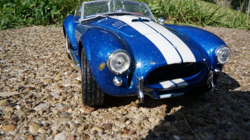 Blue Model Car — Bright