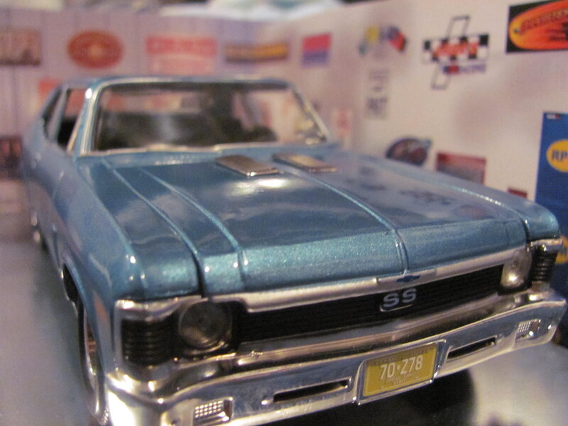 Blue Model Car