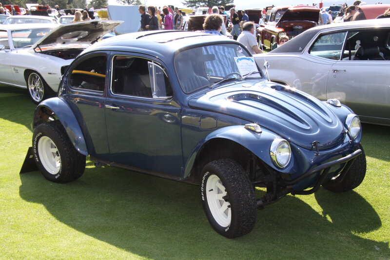 Blue Modified Beetle Car