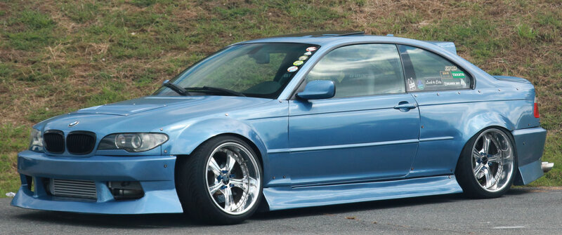 Blue Modified BMW Coupe — Calm