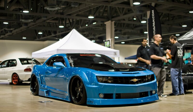 Blue Modified Camaro