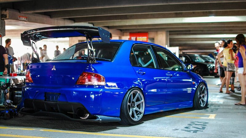 Blue Modified Car — Active