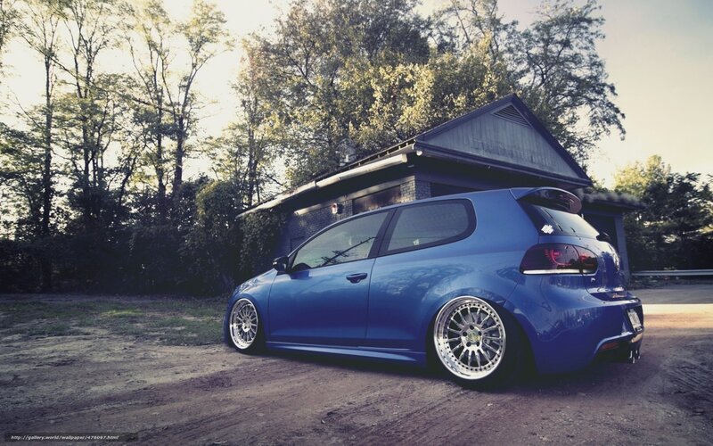 Blue Modified Car — Dramatic, Sunset, Photograph