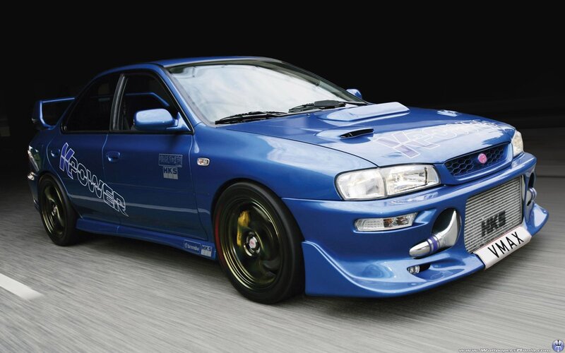 Blue Modified Car — Dynamic