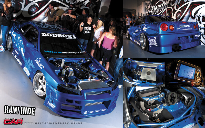 Blue Modified Car — Energetic