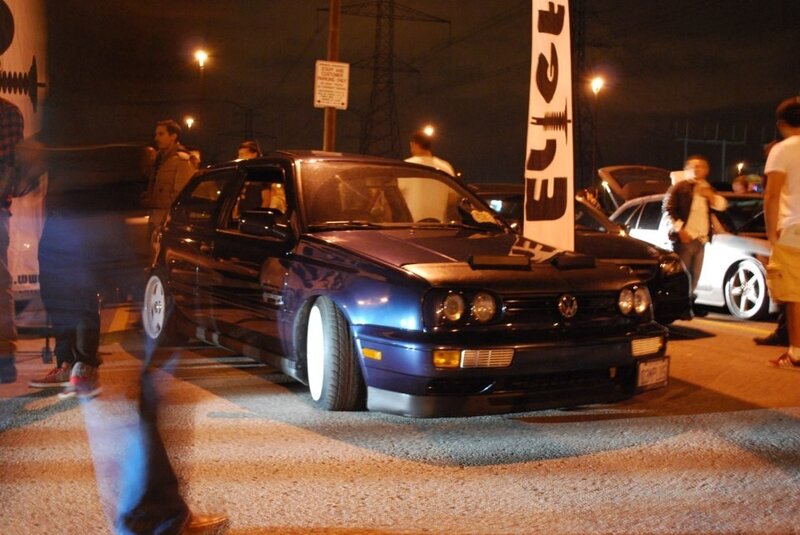 Blue Modified Car — Nocturnal, Night